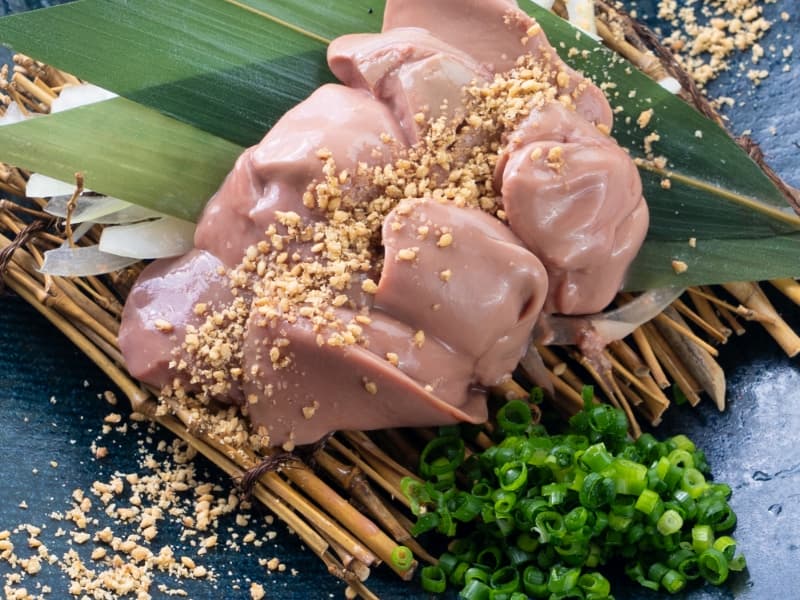 鶏の炭火タタキ